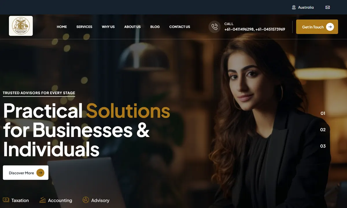 Accounting & Tax Firm website